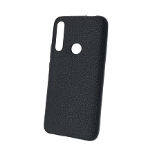 Чехол накладка для HUAWEI Honor 9X, P Smart Z, Y9 Prime 2019, OPPO F11 Pro, силикон, под кожу, цвет черный.
