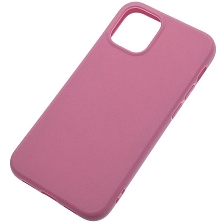 Чехол накладка для APPLE iPhone 12 mini (5.4"), силикон, цвет светло малиновый Чехол накладка для APPLE iPhone 12 mini (5.4"), силикон, цвет светло малиновый