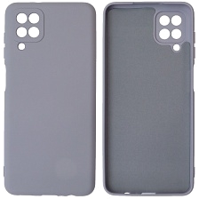 Чехол накладка NANO для SAMSUNG Galaxy A12 4G (SM-A125), M12 (SM-M127F), силикон, бархат, цвет серо сиреневый Чехол накладка NANO для SAMSUNG Galaxy A12 4G (SM-A125), M12 (SM-M127F), силикон, бархат, цвет серо сиреневый