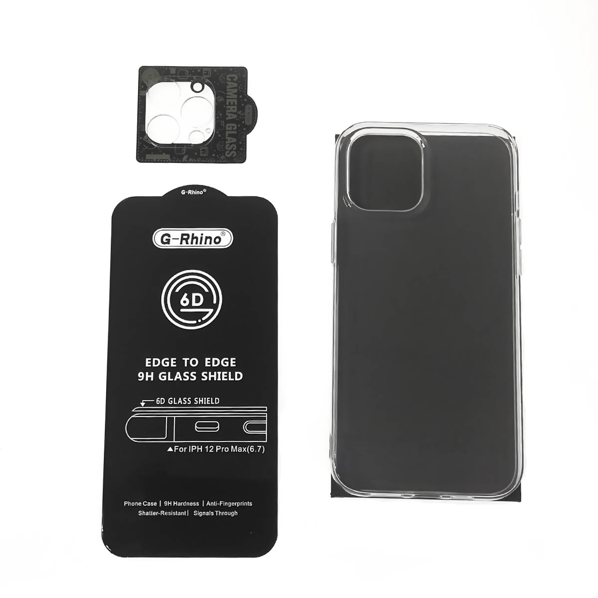 Комплект 3 в 1 G-Rhino для APPLE iPhone 12 Pro MAX (6.7")