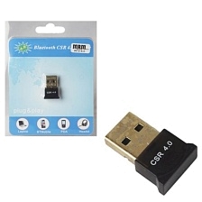 Адаптер USB Bluetooth W12-4.0, цвет черный Адаптер USB Bluetooth W12-4.0, цвет черный