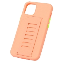 Чехол накладка LADDER NANO для APPLE iPhone 12 mini (5.4), силикон, держатель, цвет персиковый Чехол накладка LADDER NANO для APPLE iPhone 12 mini (5.4), силикон, держатель, цвет персиковый