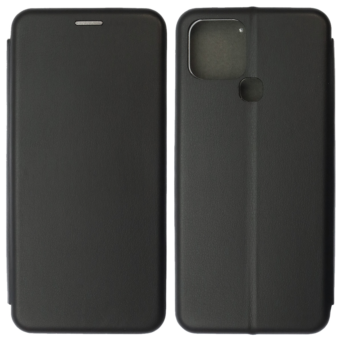 Чехол книжка STYLISH для INFINIX Smart 6, экокожа, визитница, цвет черный