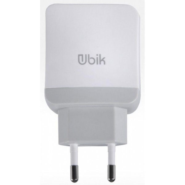 Адаптер питания сетевой UBIK UHP12Q, 2.1А, 1 USB, пластик гладкий, белый, фирменная упаковка. Адаптер питания сетевой UBIK UHP12Q, 2.1А, 1 USB, пластик гладкий, белый, фирменная упаковка.