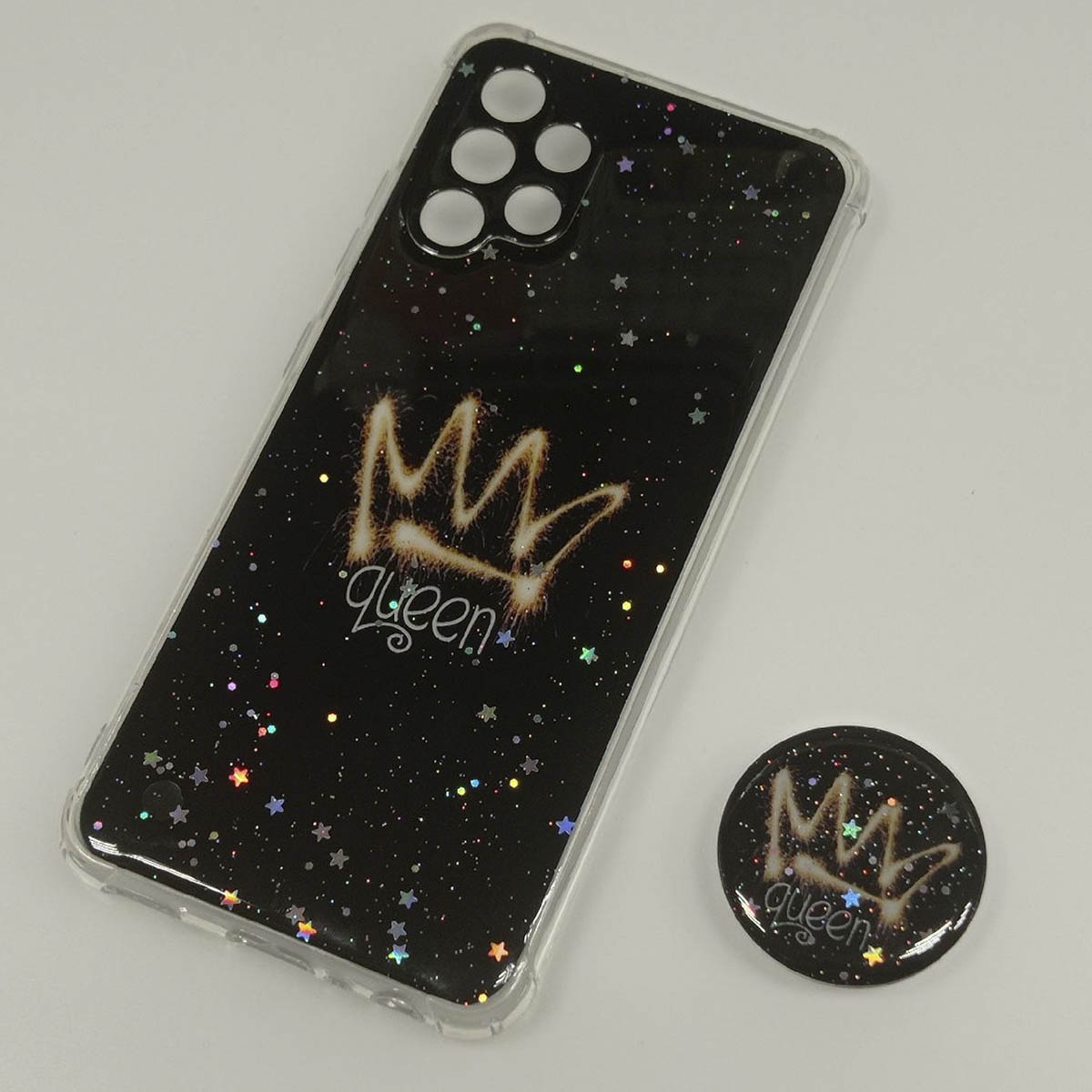 Чехол накладка для SAMSUNG Galaxy A32, силикон, фактурный глянец, с поп сокетом, рисунок Queen Чехол накладка для SAMSUNG Galaxy A32, силикон, фактурный глянец, с поп сокетом, рисунок Queen