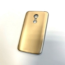 Чехол накладка для XIAOMI Redmi 5 Plus, силикон, цвет золотистый