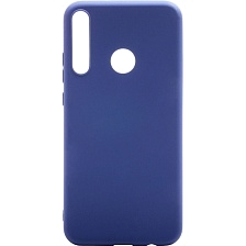 Чехол накладка GPS для HUAWEI Honor 9C, P40 Lite E, Y7P, силикон, матовый, цвет синий Чехол накладка GPS для HUAWEI Honor 9C, P40 Lite E, Y7P, силикон, матовый, цвет синий