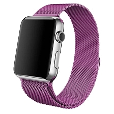 Ремешок для APPLE Watch, сетчатый, миланская петля Milano Loop, 38 - 40 mm, цвет фиолетовый Ремешок для APPLE Watch, сетчатый, миланская петля Milano Loop, 38 - 40 mm, цвет фиолетовый