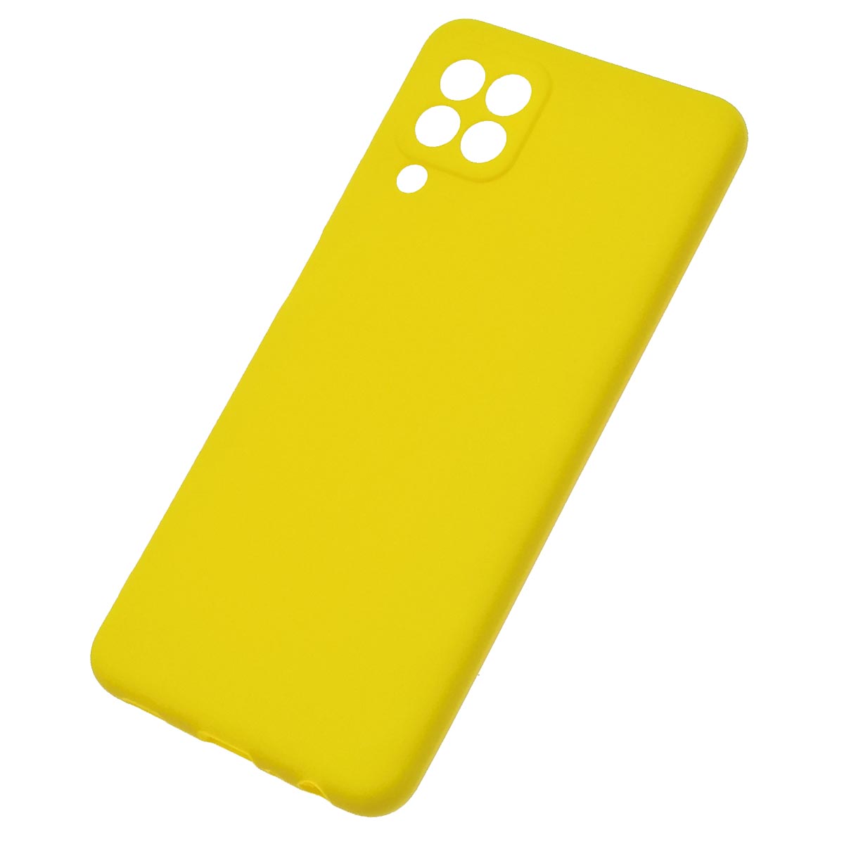 Чехол накладка для SAMSUNG Galaxy A22 4G (SM-A225F), M22 (SM-M225F), M32 (SM-M325F), силикон, цвет желтый