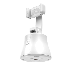 Настольная подставка, держатель BASEUS 360 Al Following Shot Tripod Head SUYT-B02 для телефона, смартфона, обнаружение лиц, цвет белый (распродажа -50%)