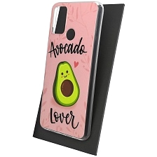 Чехол накладка Vinil для HUAWEI Honor 9A (MOA-LX9N), силикон, рисунок AVOCADO LOVER