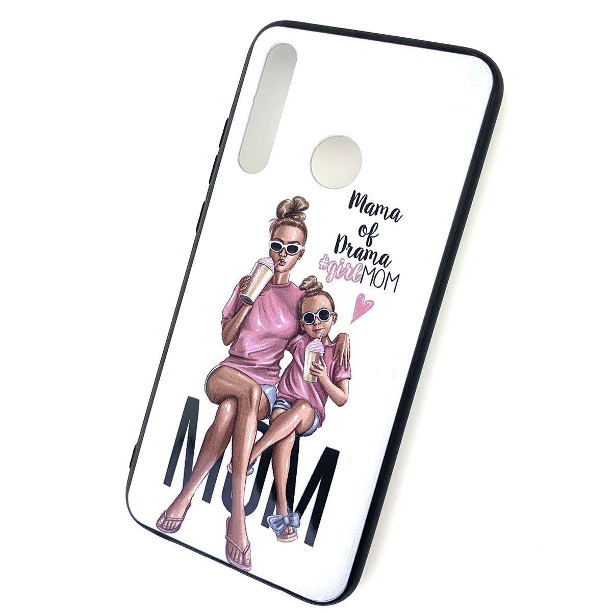 Чехол накладка R3 для HUAWEI P Smart 2019, Honor 10 Lite 2019, силикон, рисунок Mama of Drama girlMOM.