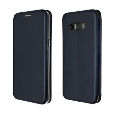 Чехол книжка STYLISH для SAMSUNG Galaxy J5 2016 (SM-J510), экокожа, визитница, цвет темно синий
