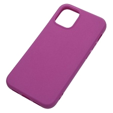 Чехол накладка для APPLE iPhone 12 mini (5.4"), силикон, цвет фиолетовый Чехол накладка для APPLE iPhone 12 mini (5.4"), силикон, цвет фиолетовый