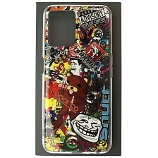 Чехол накладка для Realme 9 Pro, силикон, рисунок Граффити