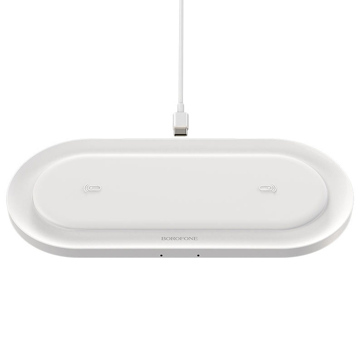 Беспроводное зарядное устройство BOROFONE BQ7 Prominent, 10W, цвет белый (распродажа -60%)