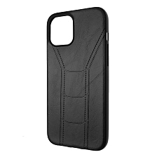 Чехол накладка R3 для APPLE iPhone 12 Pro MAX (6.7"), силикон, под кожу, цвет черный Чехол накладка R3 для APPLE iPhone 12 Pro MAX (6.7"), силикон, под кожу, цвет черный