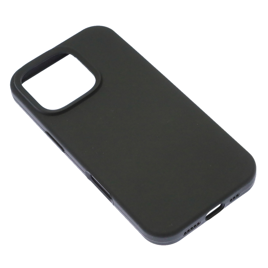 Чехол накладка Silicone Case для APPLE iPhone 16 Pro, силикон, бархат, цвет черный