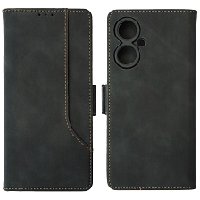 Чехол книжка NICE для TECNO Camon 19, Camon 19 Pro, экокожа, визитница, цвет черный Чехол книжка NICE для TECNO Camon 19, Camon 19 Pro, экокожа, визитница, цвет черный