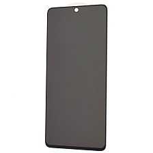 Защитное стекло Антишпион для XIAOMI Redmi Note 12 4G, цвет окантовки черный