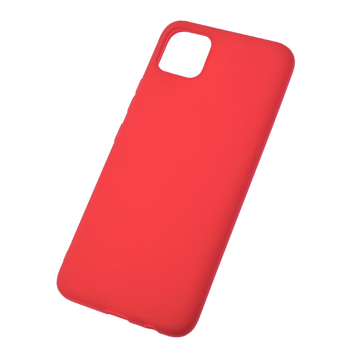 Чехол накладка SOFT TOUCH для Realme C11 2020, силикон, матовый, цвет красный Чехол накладка SOFT TOUCH для Realme C11 2020, силикон, матовый, цвет красный