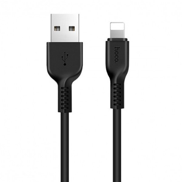 Кабель HOCO X13 Easy APPLE Lightning 8 pin, 2А, длина 1 метр, цвет черный Кабель HOCO X13 Easy APPLE Lightning 8 pin, 2А, длина 1 метр, цвет черный