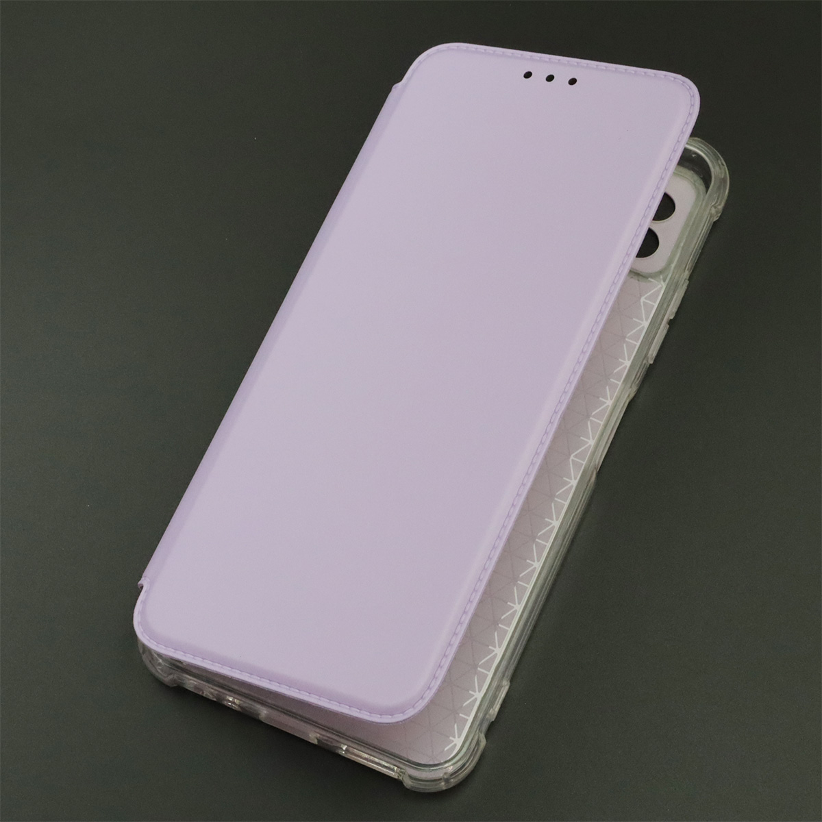 Чехол книжка для SAMSUNG Galaxy A22s 5G (SM-A226B), экокожа, визитница, цвет сиреневый Чехол книжка для SAMSUNG Galaxy A22s 5G (SM-A226B), экокожа, визитница, цвет сиреневый