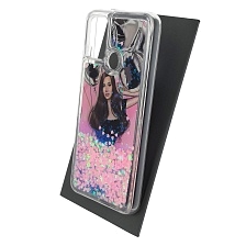 Чехол накладка TransFusion для HUAWEI Honor 9A (MOA-LX9N), силикон, переливашка, рисунок Девушка с шариками