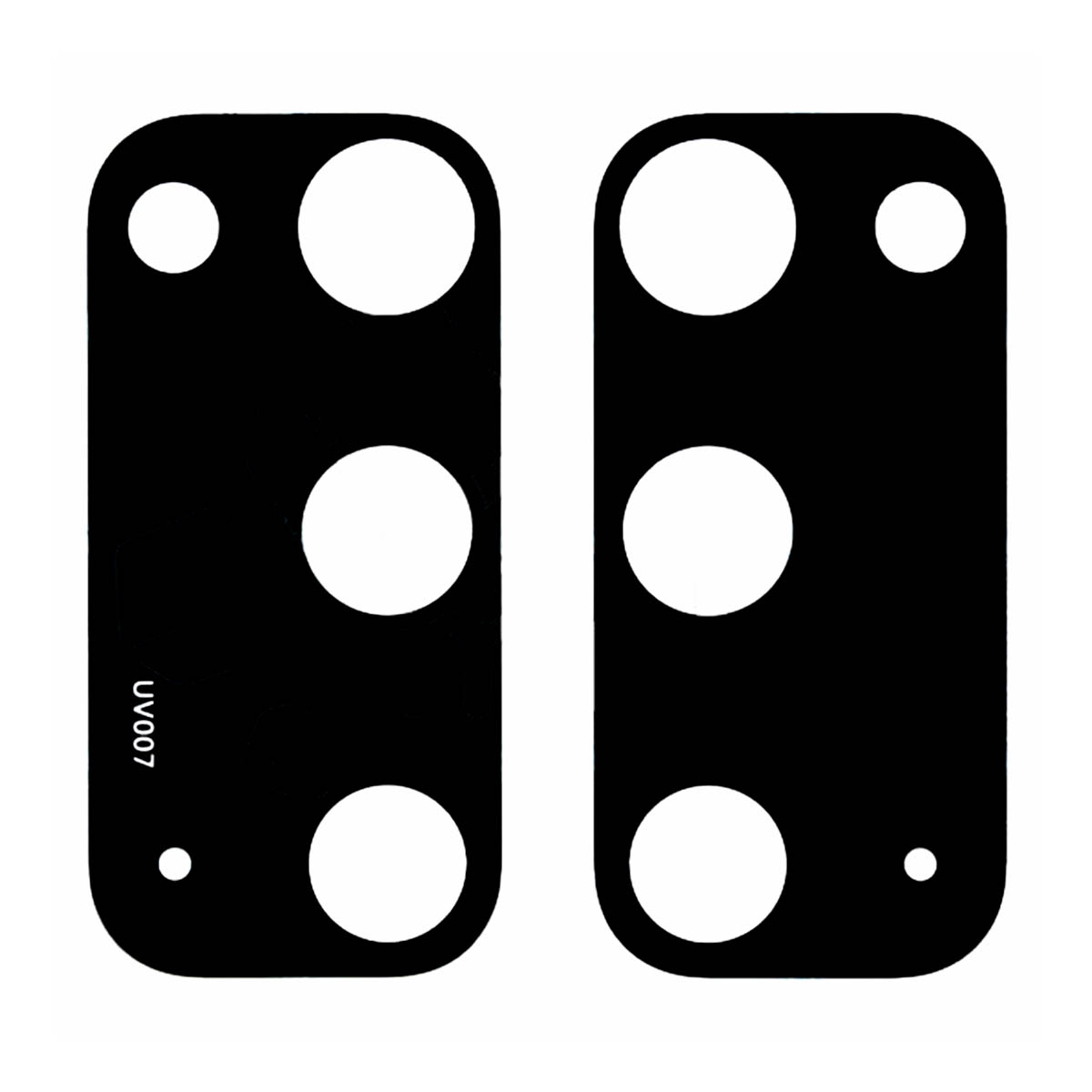 Стекло основной камеры для SAMSUNG Galaxy S20 (SM-G980F), цвет черный