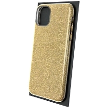 Чехол накладка Shine для APPLE iPhone 11 Pro Max 2019, силикон, блестки, цвет золотистый. Чехол накладка Shine для APPLE iPhone 11 Pro Max 2019, силикон, блестки, цвет золотистый.