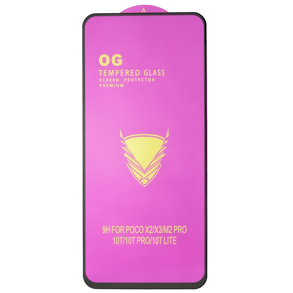 Защитное стекло OG для XIAOMI POCO X3, POCO X3 Pro, XIAOMI Mi 10i, Mi 10T Lite, цвет окантовки черный
