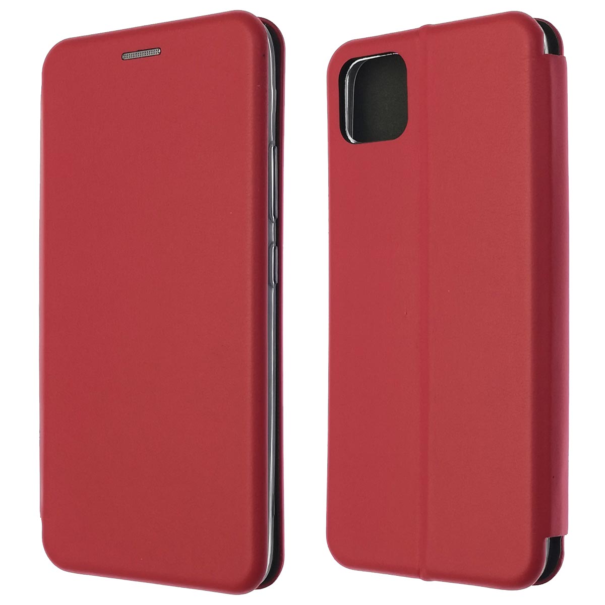 Чехол книжка STYLISH для Realme C11 2020, экокожа, визитница, цвет красный