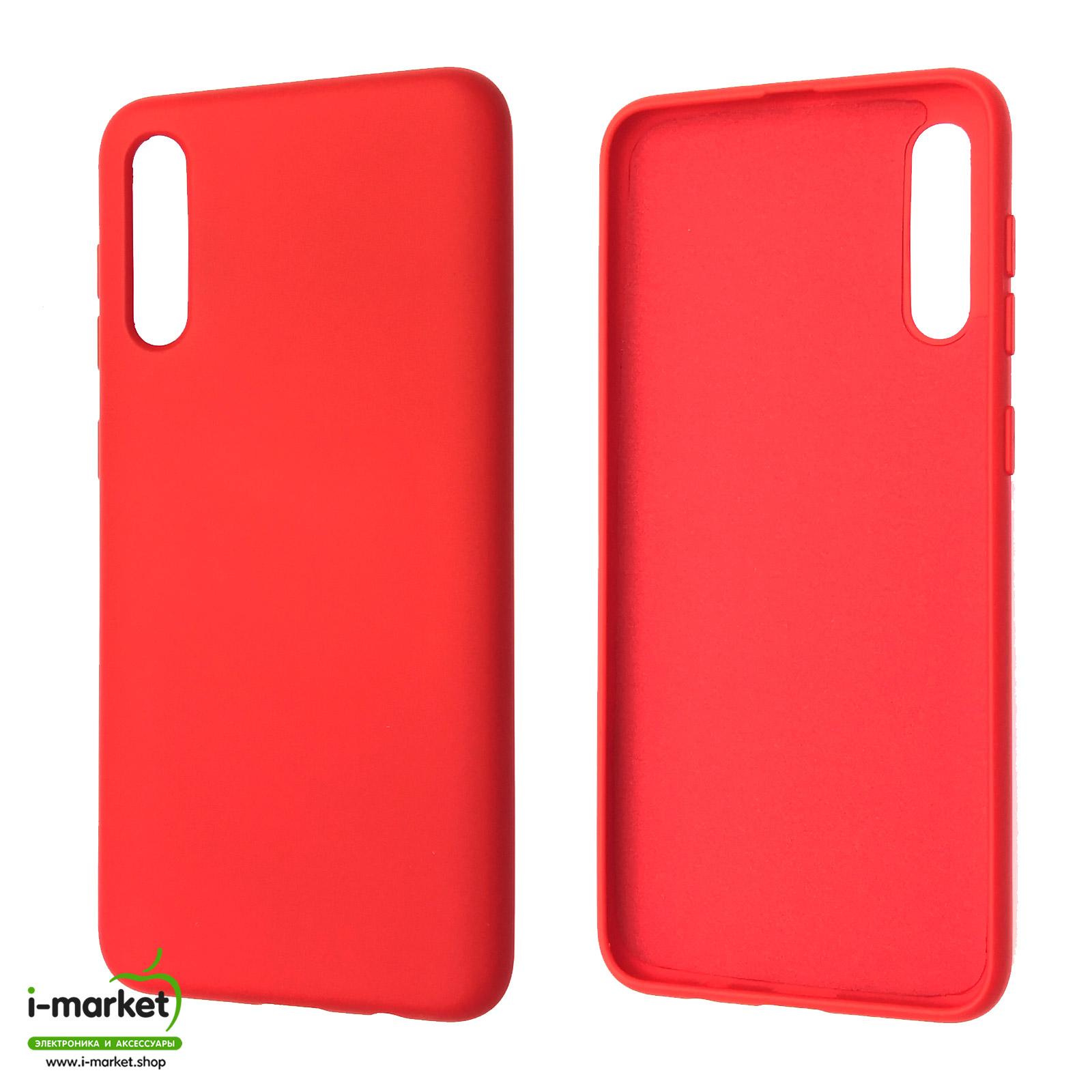 Чехол накладка NANO для SAMSUNG Galaxy A50 (SM-A505), A30s (SM-A307), A50s (SM-A507), силикон, бархат, цвет красный Чехол накладка NANO для SAMSUNG Galaxy A50 (SM-A505), A30s (SM-A307), A50s (SM-A507), силикон, бархат, цвет красный