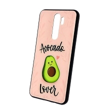 Чехол накладка для XIAOMI Redmi Note 8 Pro, силикон, стекло, рисунок AVOCADO Lover.