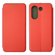 Чехол книжка STYLISH для TECNO Camon 20 4G, TECNO Camon 20 Pro 4G, экокожа, визитница, цвет красный Чехол книжка STYLISH для TECNO Camon 20 4G, TECNO Camon 20 Pro 4G, экокожа, визитница, цвет красный