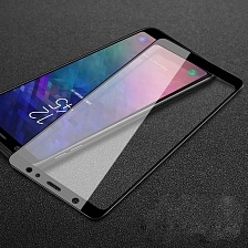 Защитное стекло для SAMSUNG Galaxy J6 2018 (SM-J600) Full Glue 9H кант чёрный.