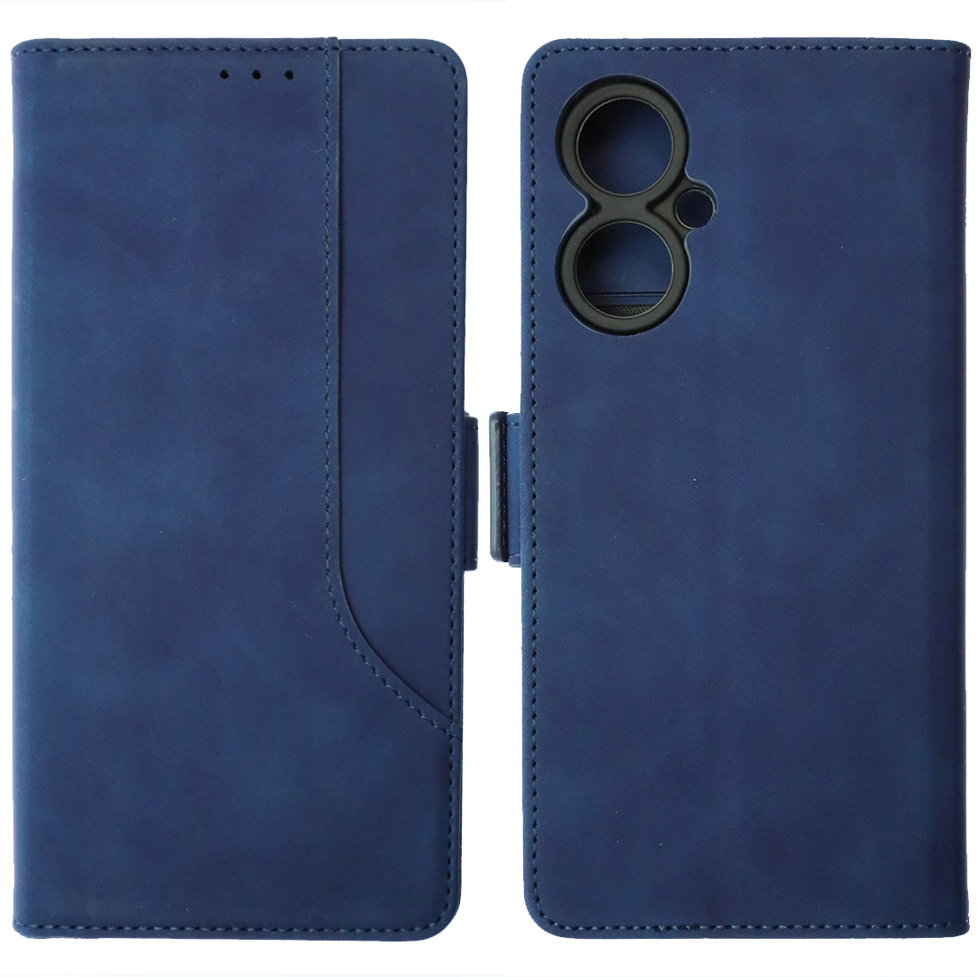 Чехол книжка NICE для TECNO Camon 19, Camon 19 Pro, экокожа, визитница, цвет темно синий
