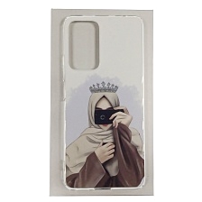 Чехол накладка для XIAOMI Redmi Note 11 Pro, Redmi Note 11 Pro 5G, силикон, рисунок Девушка в короне