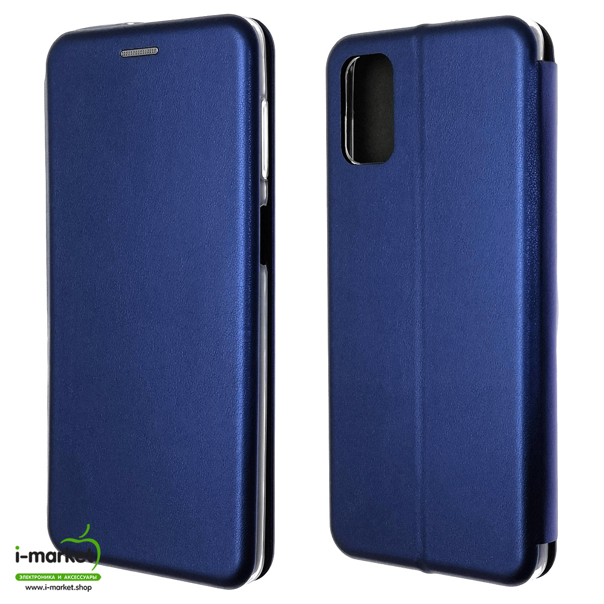 Чехол книжка STYLISH для SAMSUNG Galaxy M51 (SM-M515), экокожа, визитница, цвет синий Чехол книжка STYLISH для SAMSUNG Galaxy M51 (SM-M515), экокожа, визитница, цвет синий