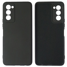 Чехол накладка NANO для TECNO Camon 18, 18P, 18T, силикон, бархат, цвет черный Чехол накладка NANO для TECNO Camon 18, 18P, 18T, силикон, бархат, цвет черный