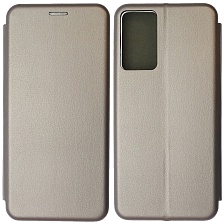 Чехол книжка STYLISH для INFINIX Zero X Pro, экокожа, визитница, цвет серебристый Чехол книжка STYLISH для INFINIX Zero X Pro, экокожа, визитница, цвет серебристый