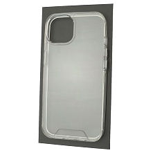 Чехол накладка SPACE для APPLE iPhone 16, силикон, цвет прозрачный