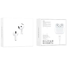 Гарнитура (наушники с микрофоном) беспроводная, BOROFONE BW94, цвет белый