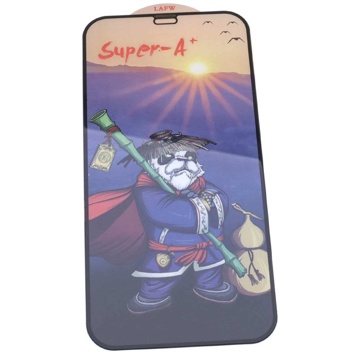 Защитное стекло Super-A+ для APPLE iPhone 12 (6.1"), iPhone 12 Pro (6.1"), цвет окантовки черный