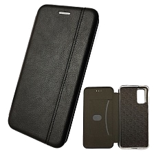 Чехол книжка VINTAGE LINE для SAMSUNG Galaxy S20 Plus (SM-G985), экокожа, визитница, цвет черный Чехол книжка VINTAGE LINE для SAMSUNG Galaxy S20 Plus (SM-G985), экокожа, визитница, цвет черный