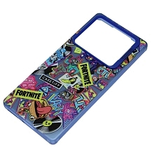 Чехол накладка для INFINIX NOTE 40 Pro 4G, пластик, силикон, рисунок PARTY