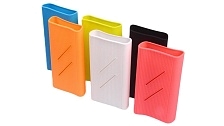 Силиконовый чехол для XIAOMI Power bank 2С 20000, цвет черный.