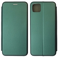 Чехол книжка STYLISH для SAMSUNG Galaxy A22S (SM-A226F), экокожа, визитница, цвет темно зеленый Чехол книжка STYLISH для SAMSUNG Galaxy A22S (SM-A226F), экокожа, визитница, цвет темно зеленый