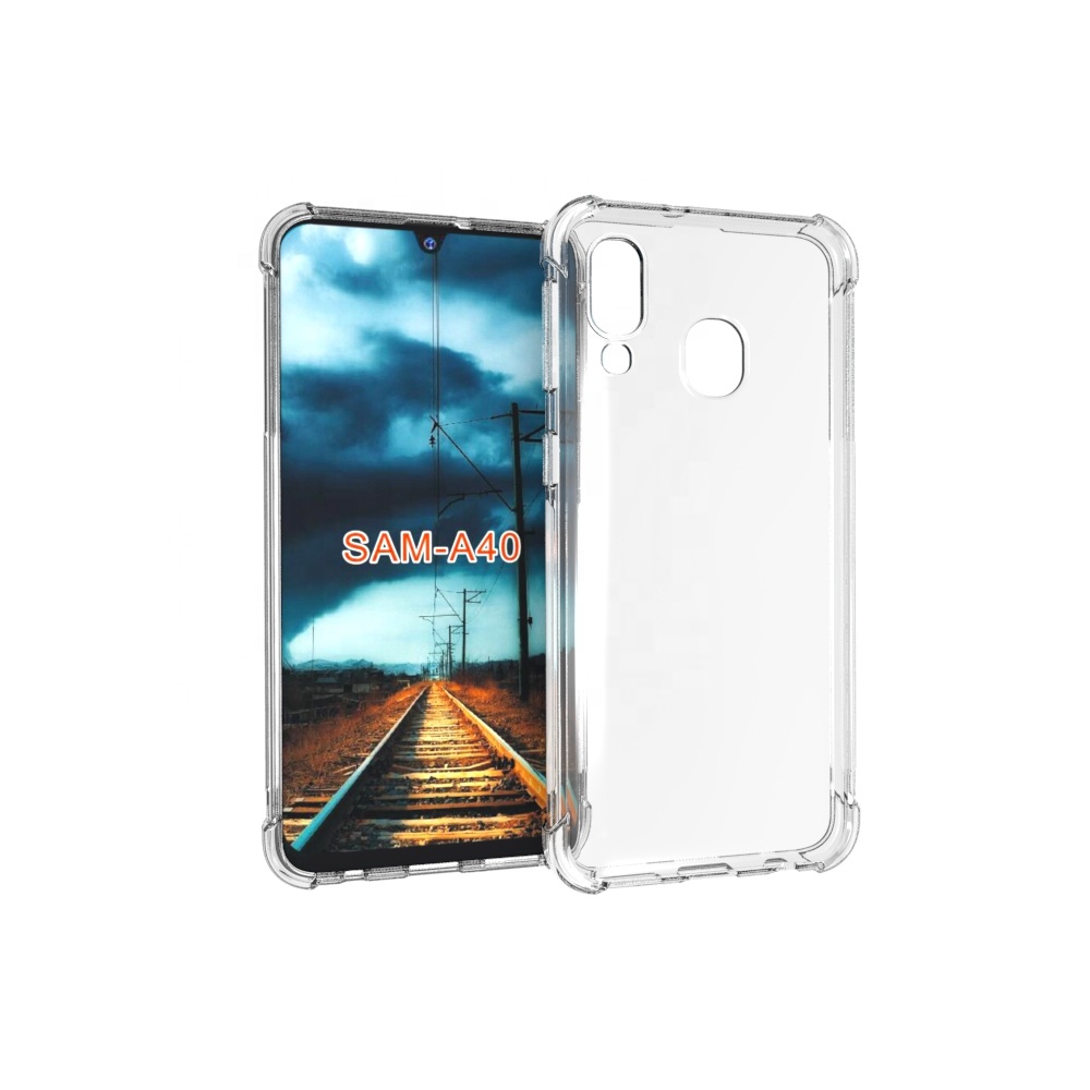 Чехол-накладка King Kong Case для SAMSUNG Galaxy A40 2019 (SM-A405), противоударная силиконовая, прозрачная.