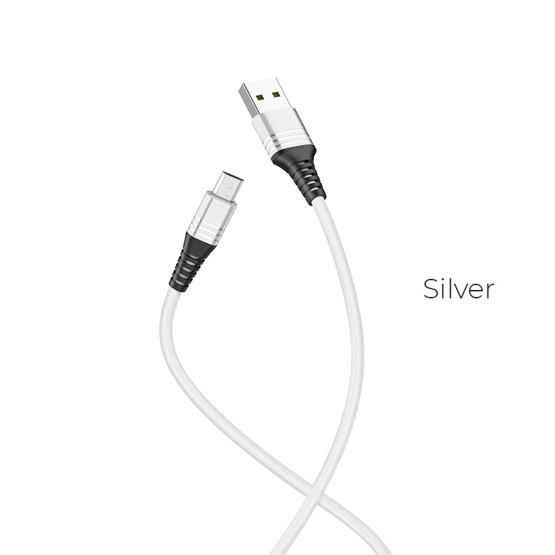 HOCO U46 Tricyclic кабель для зарядки и передачи данных USB для Micro USB, длина 1 метр, ток до 2А, оплетка TPE, цвет серый. HOCO U46 Tricyclic кабель для зарядки и передачи данных USB для Micro USB, длина 1 метр, ток до 2А, оплетка TPE, цвет серый.